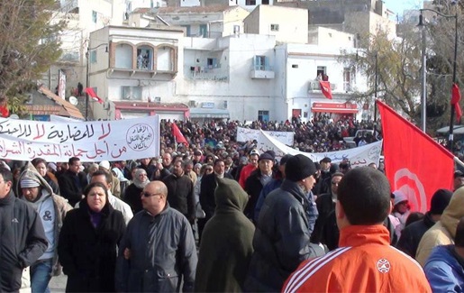 La situation sociale s'est dégradée en Tunisie depuis le soulèvement de janvier 2011. D. R.